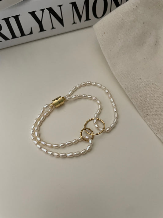 double layered bracelet