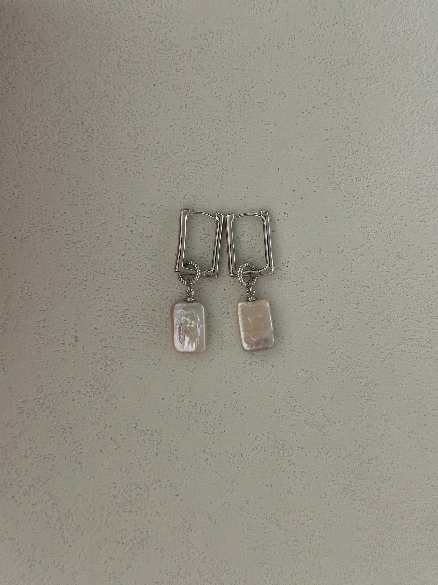 square-shaped earrings