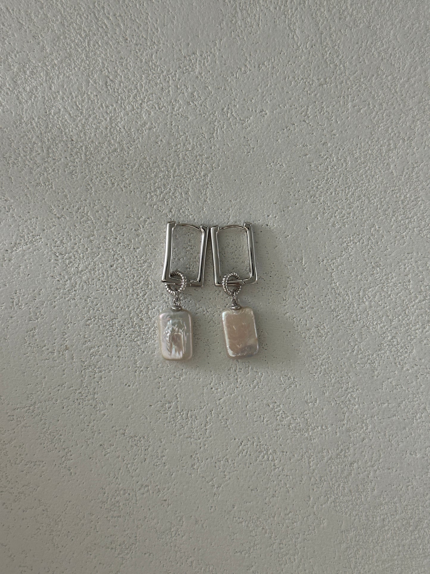 square-shaped earrings