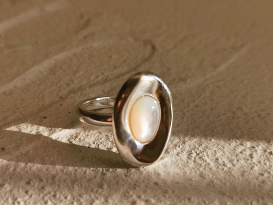 mother-of-pearl ring