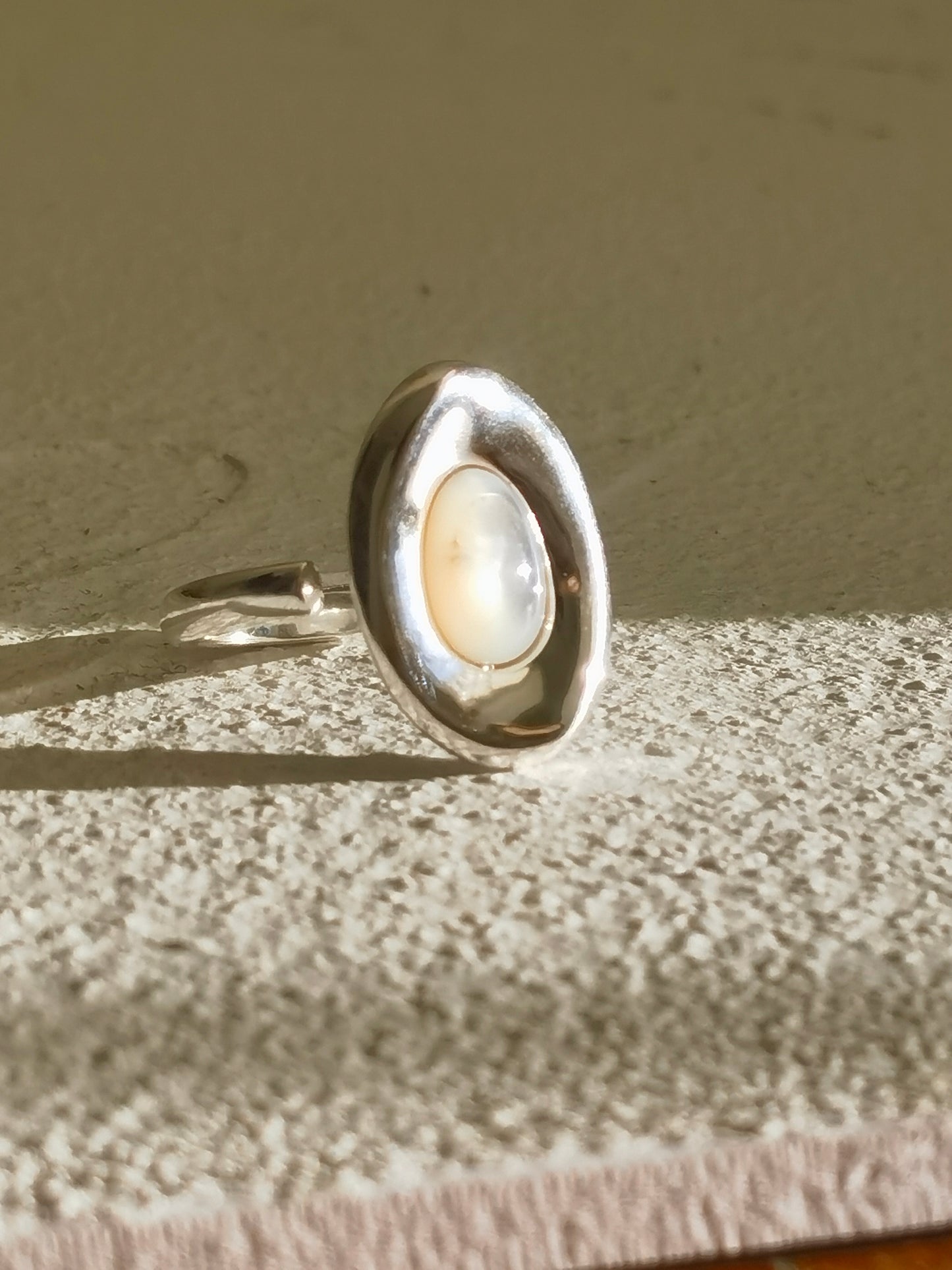 mother-of-pearl ring