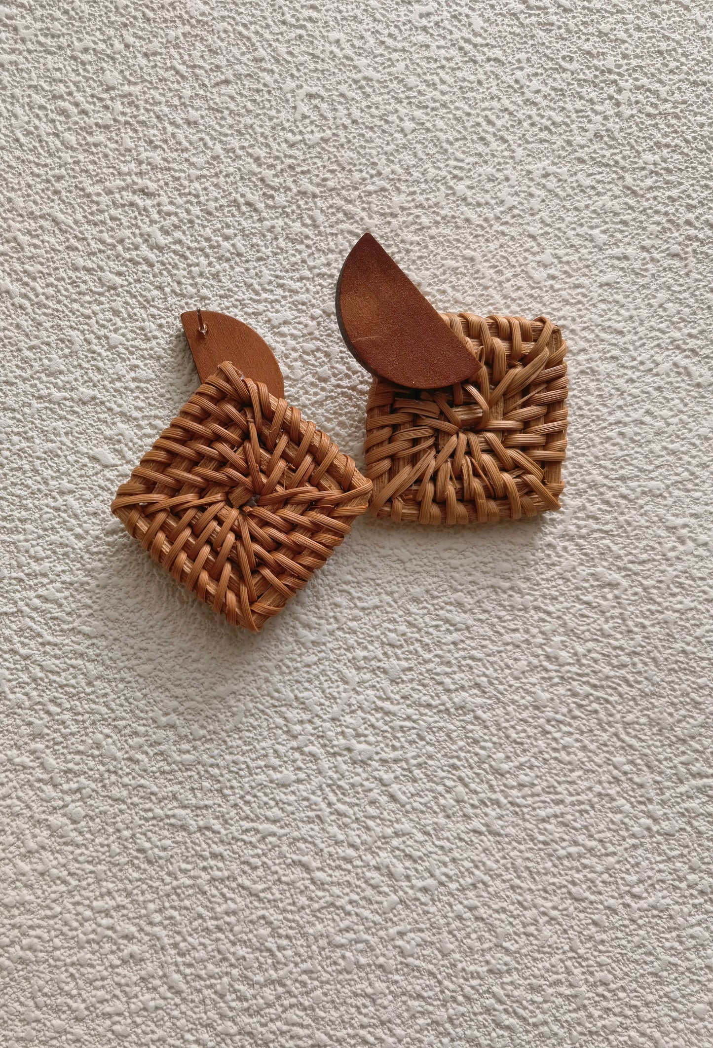 rattan earrings