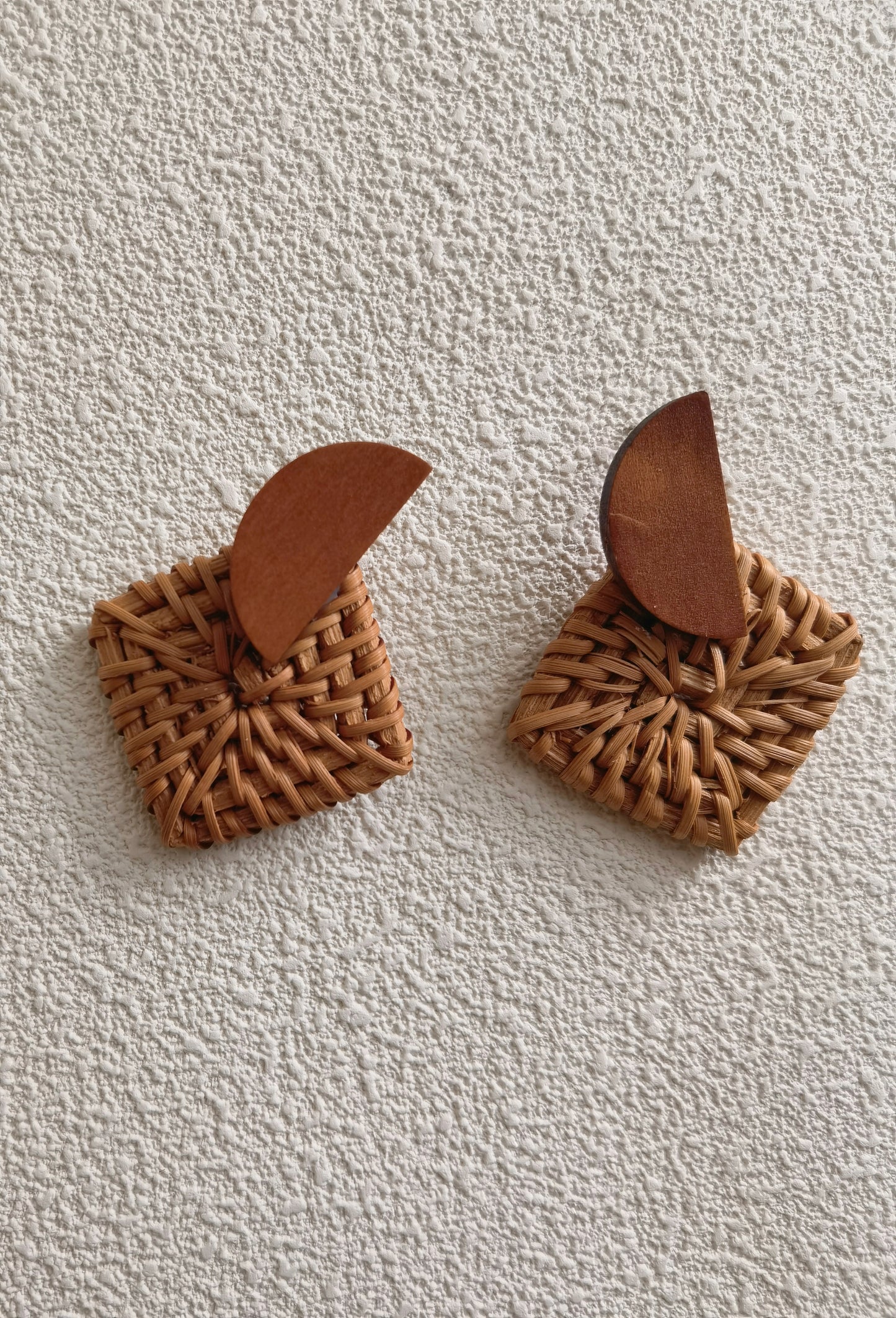 rattan earrings