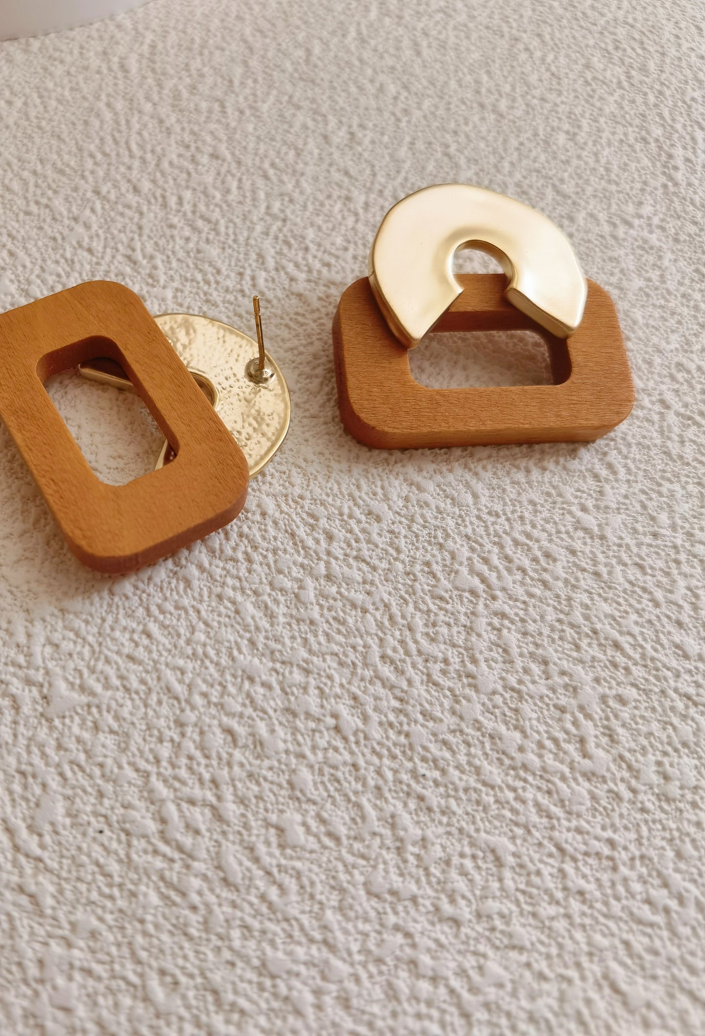 wood earrings