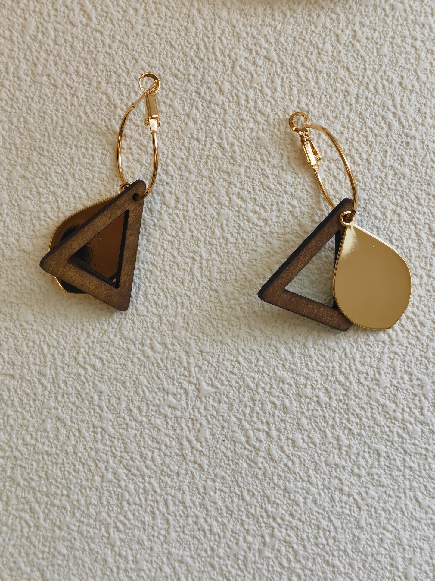 triangle earrings