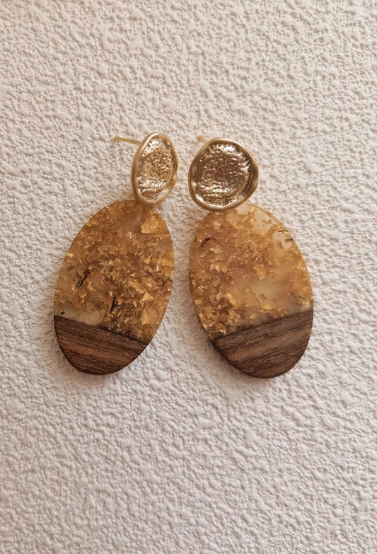 leaf earrings