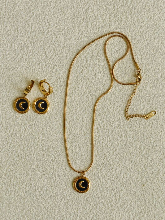 moon pendant set