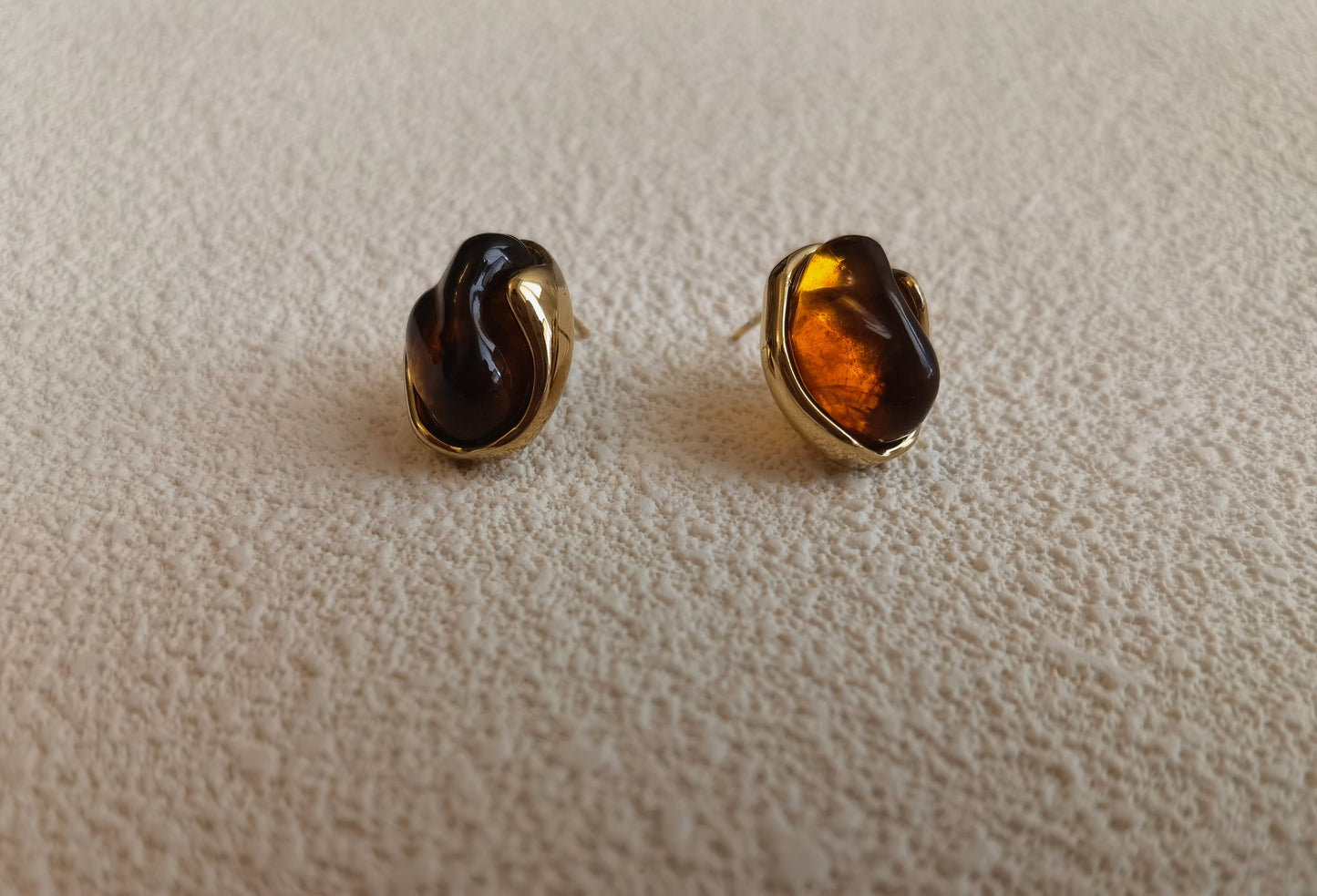 tiger's eye earrings