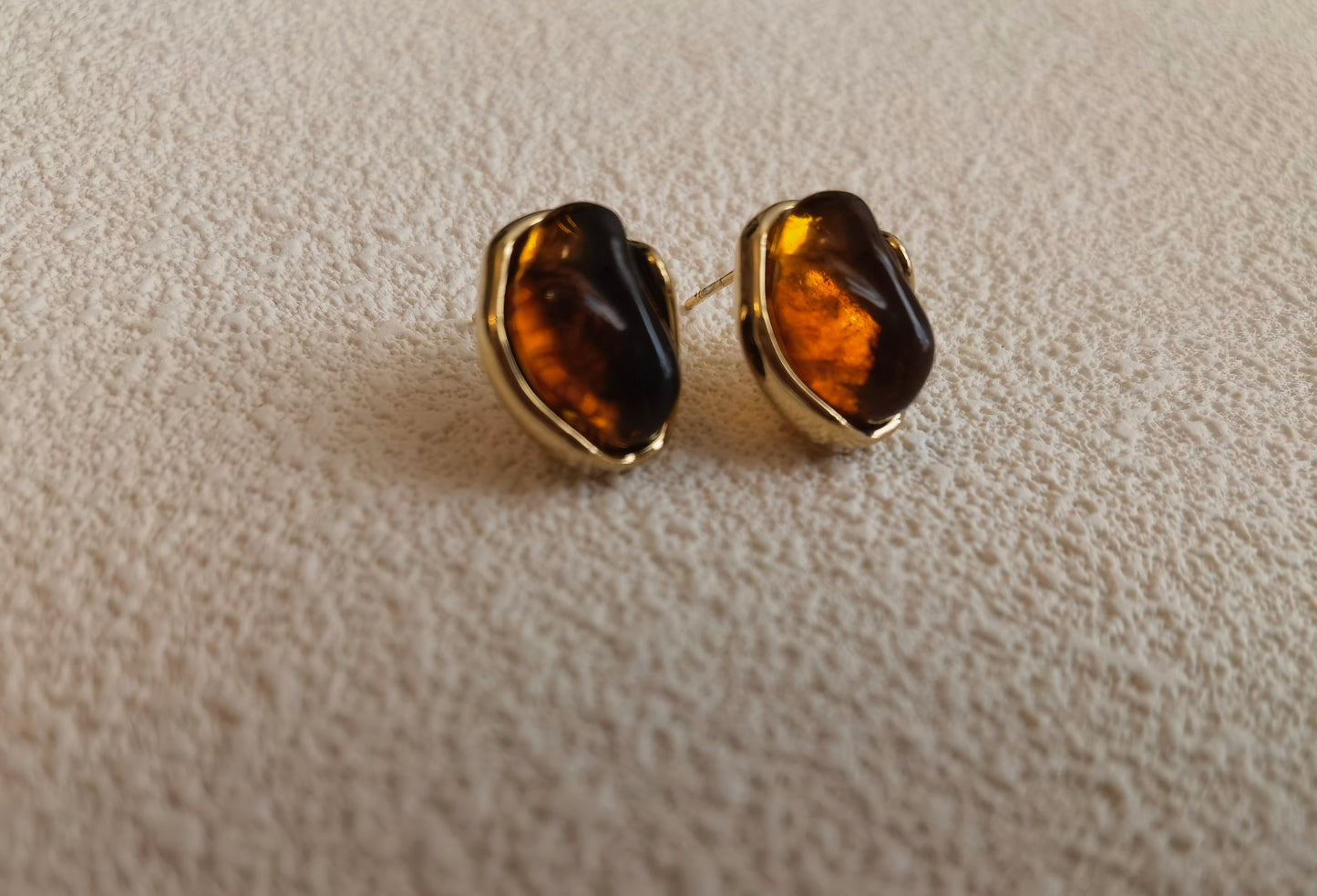 tiger's eye earrings