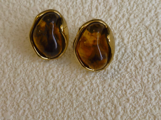 tiger's eye earrings