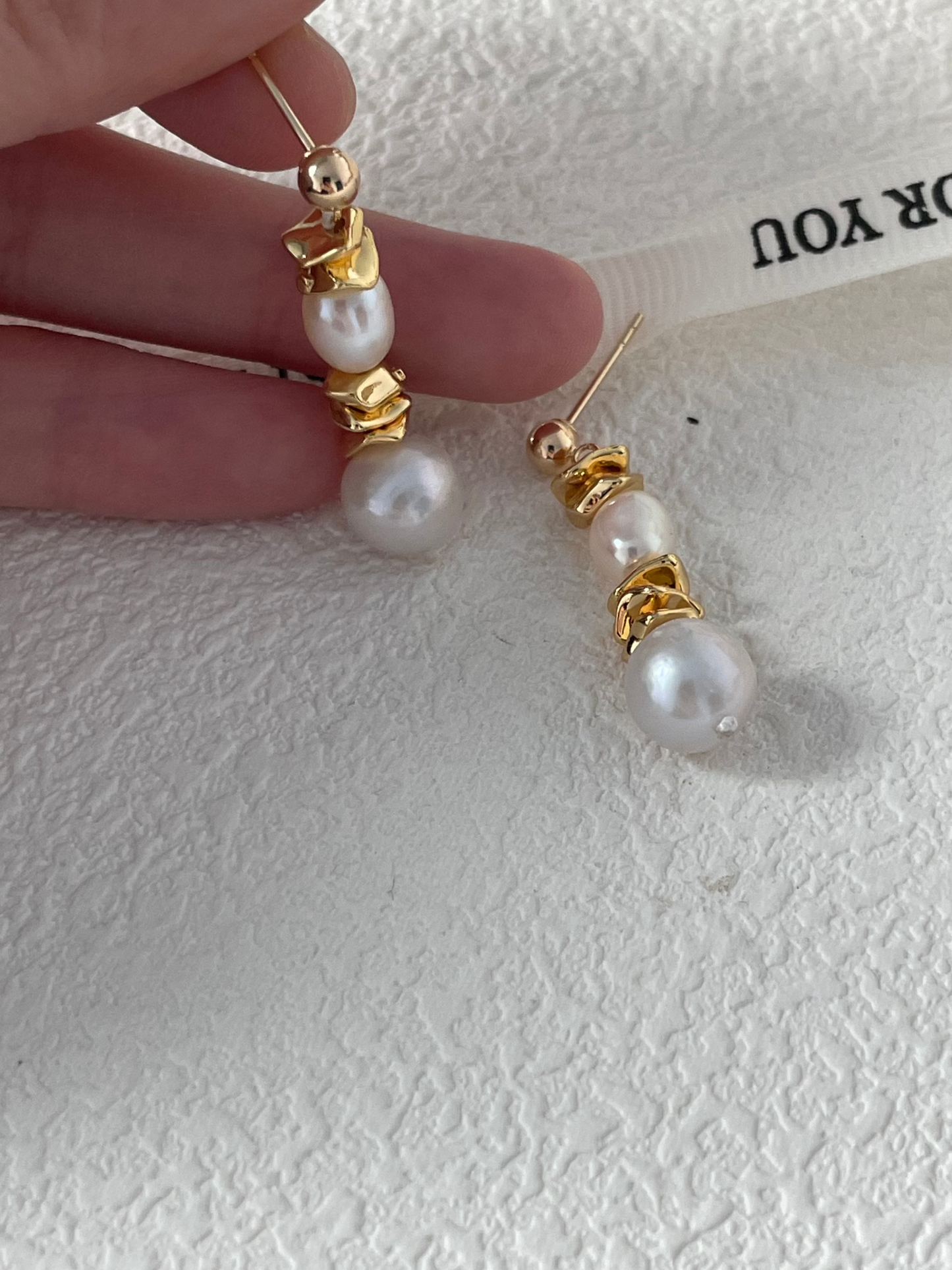 pearl earrings