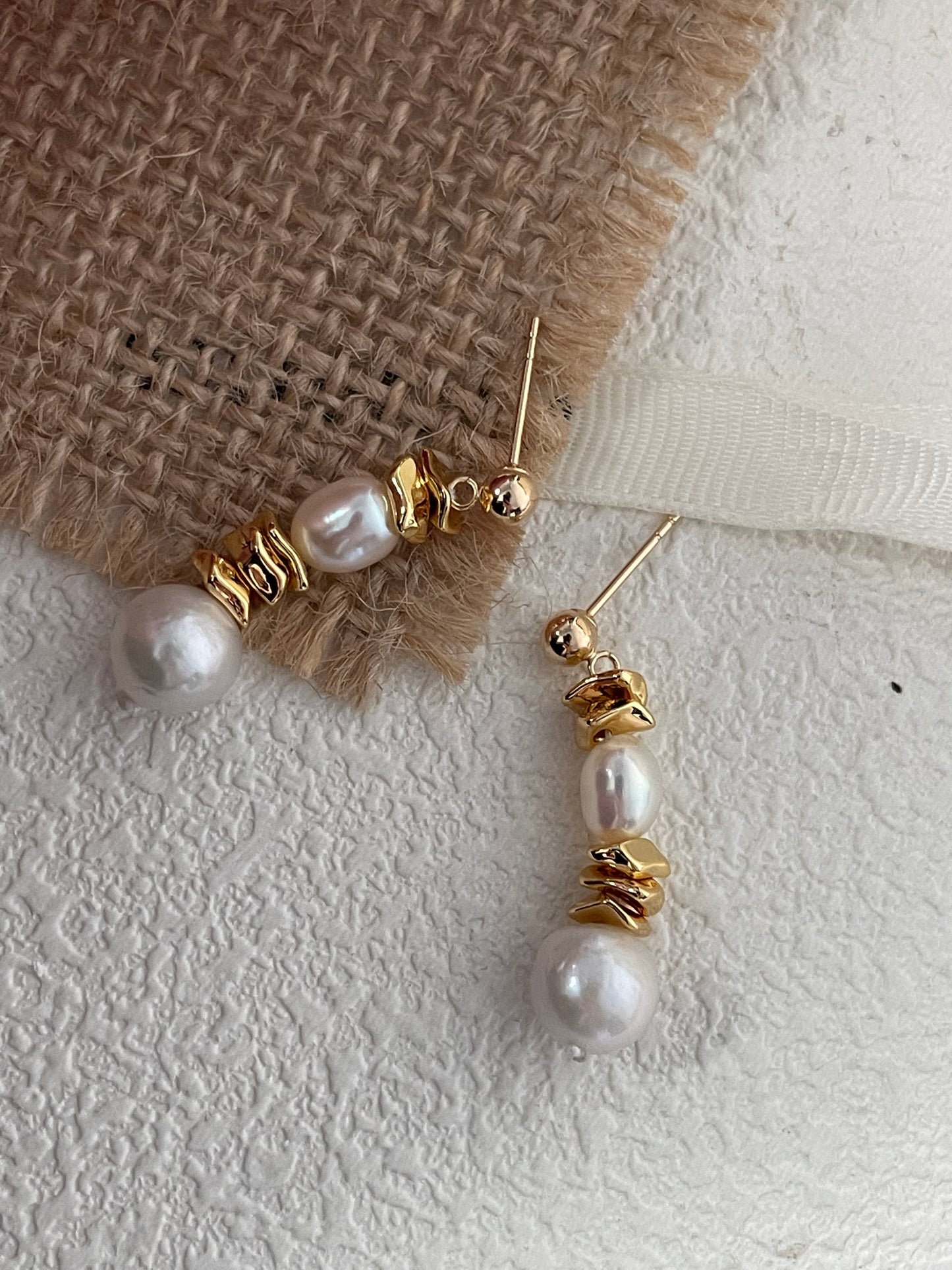 pearl earrings